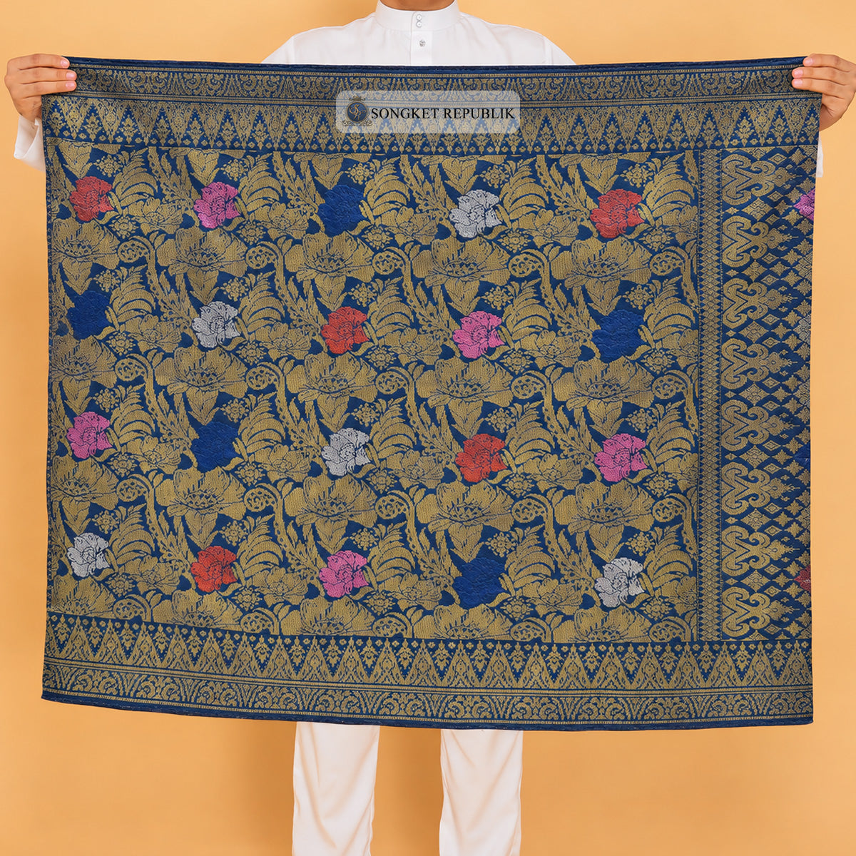 SAMPIN MENTERI Biru Terquise-211