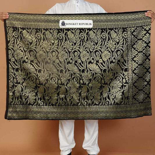 SAMPIN TENUN TANGAN HD PREMIUM - Black Gold