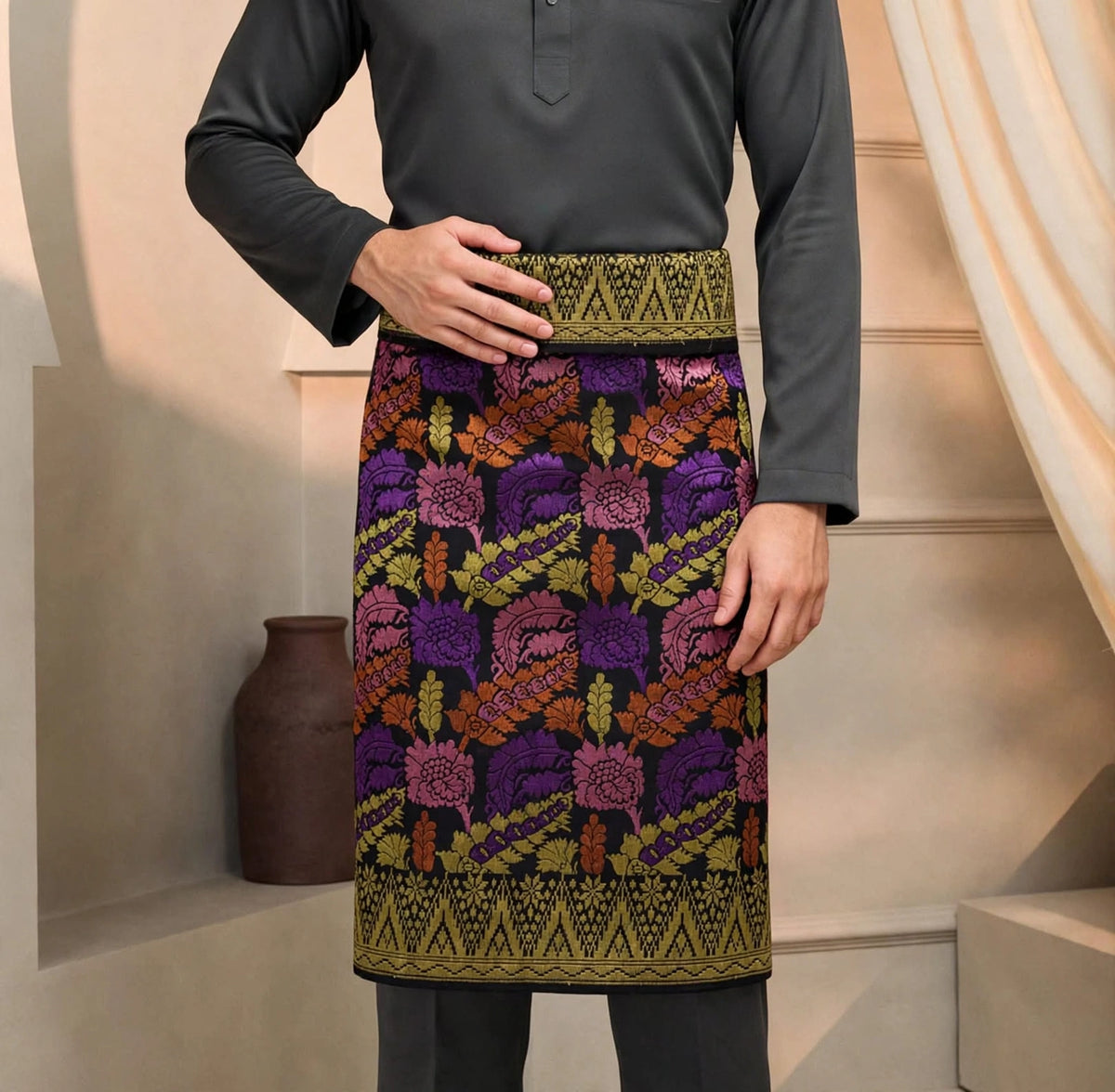Sampin Tan Sri Black Gold-8100