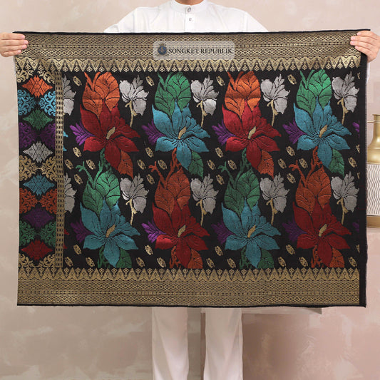 SAMPIN TENUN TANGAN HD PREMIUM - Black Gold-0002