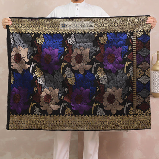 SAMPIN TENUN TANGAN HD PREMIUM - Black Gold-0031