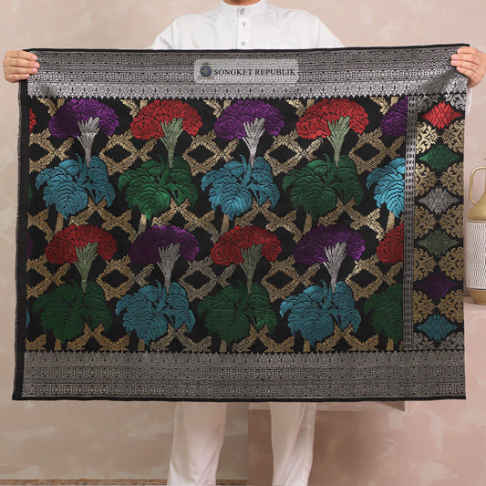 SAMPIN TENUN TANGAN HD PREMIUM - Black Silver-0028