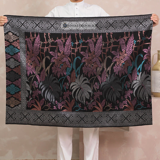 SAMPIN TENUN TANGAN HD PREMIUM - Black Silver-0029