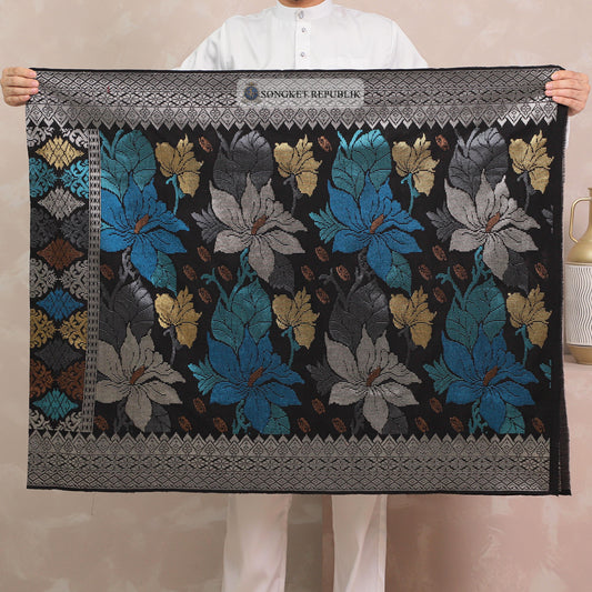 SAMPIN TENUN TANGAN HD PREMIUM - Black Silver-0032