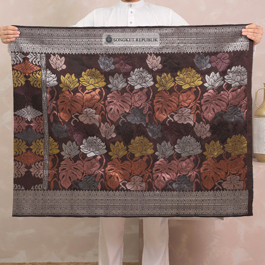 SAMPIN TENUN TANGAN HD PREMIUM - Burgundy 1044