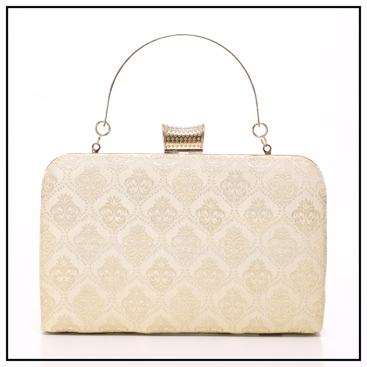 CLUTCH SONGKET HAND BAG - CREAM