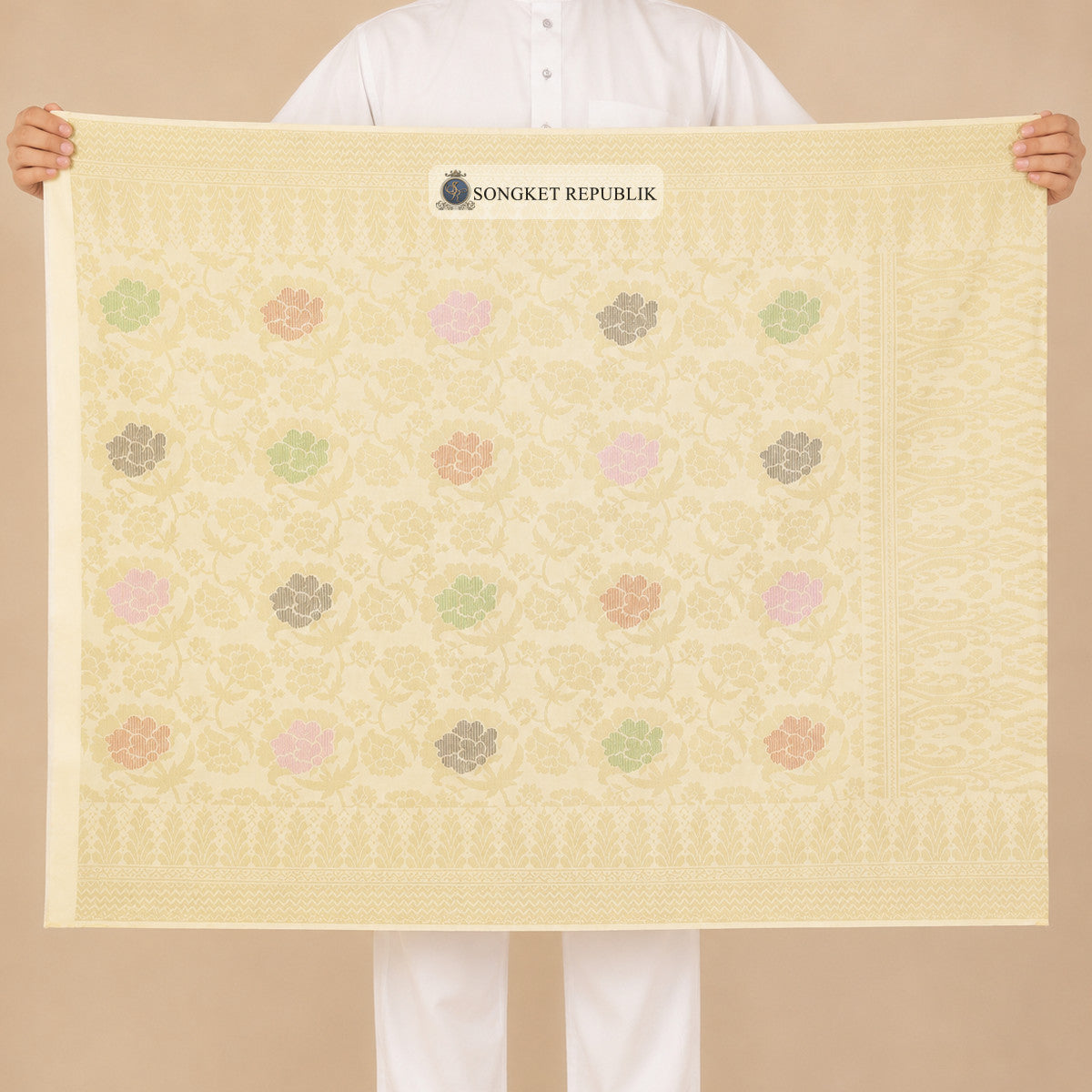 SAMPIN MENTERI-CREAM GOLD