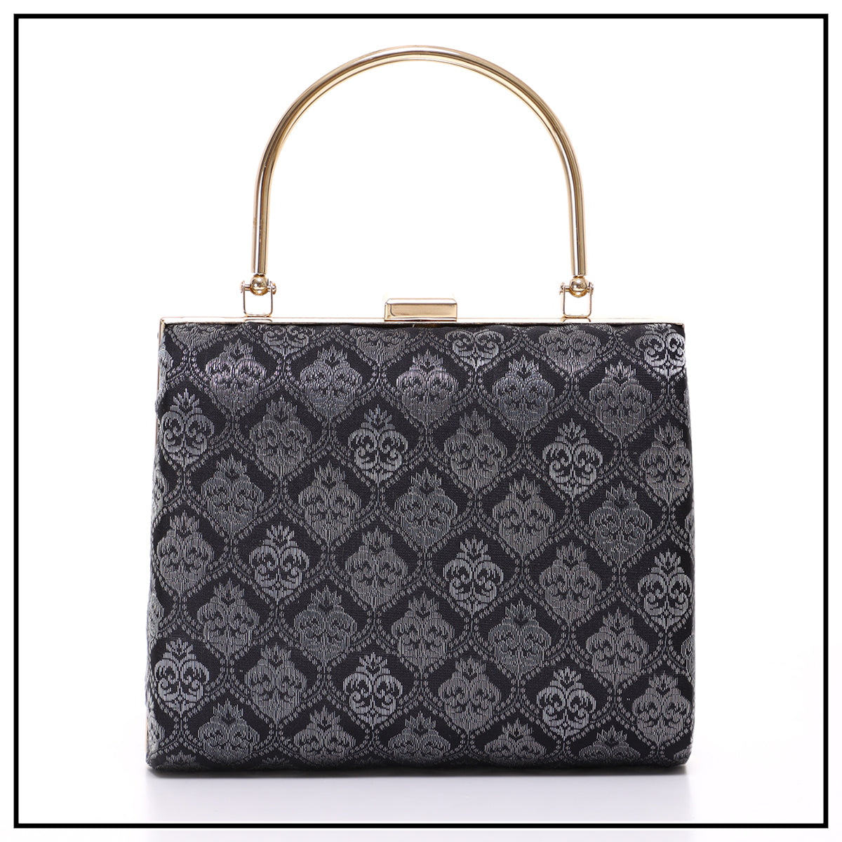 CLUTCH SONGKET HAND BAG - DARK GREY