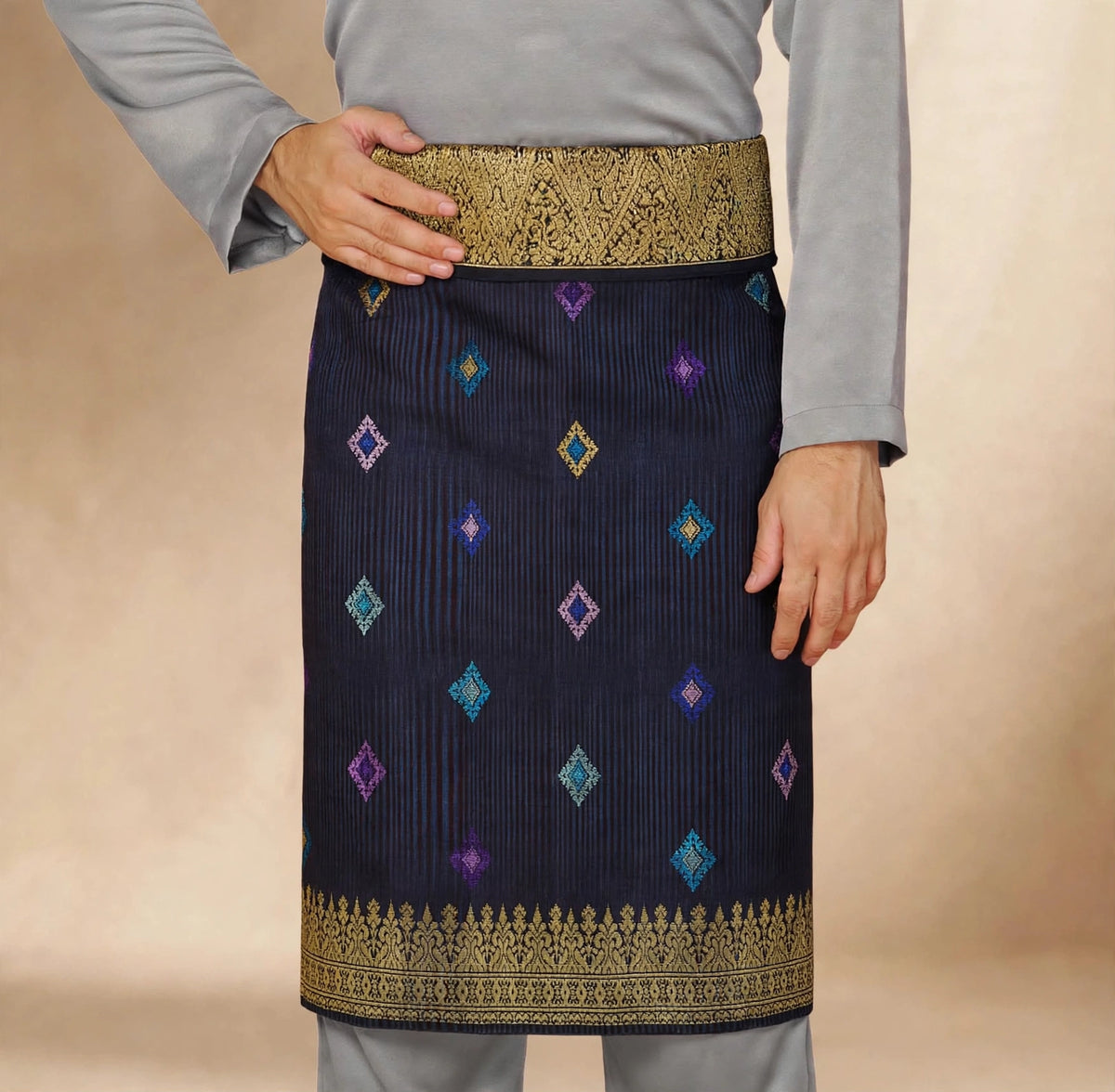Sampin Johor Dark Grey-6069
