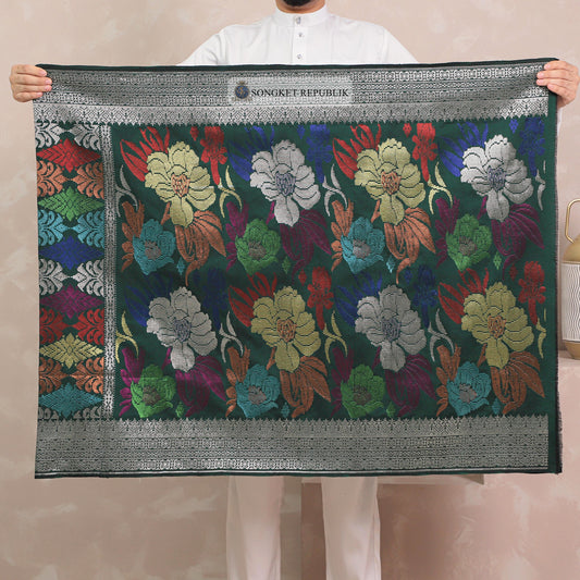 SAMPIN TENUN TANGAN HD PREMIUM - Dark Green-6001