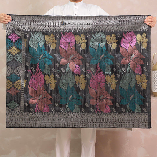 SAMPIN TENUN TANGAN HD PREMIUM - Dark Grey-0014