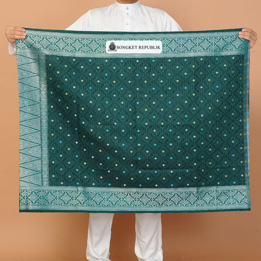 Sampin Diamond - Emerald Green Silver