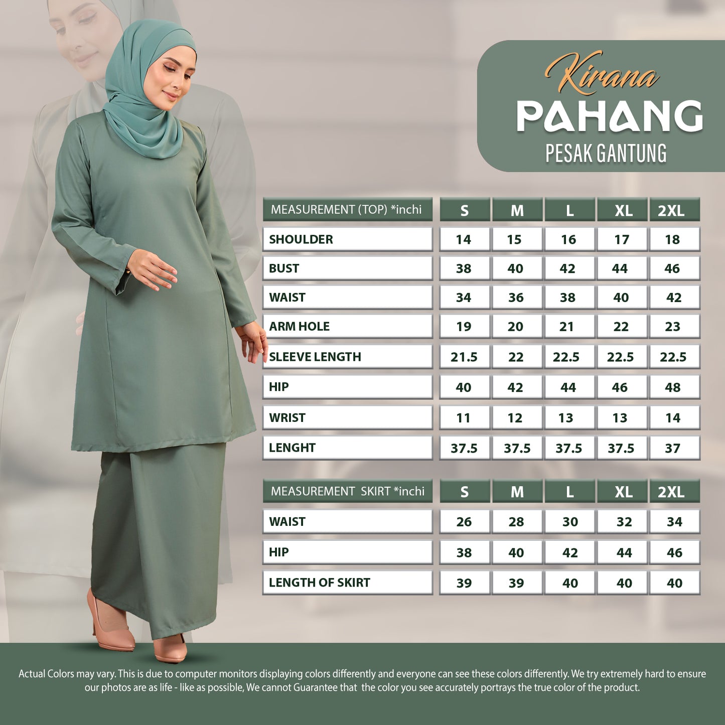 KIRANA PAHANG TEAL BLUE-1011