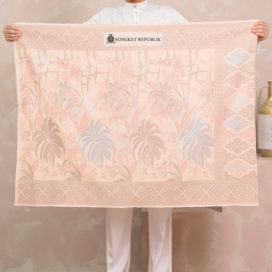 SAMPIN TENUN TANGAN HD PREMIUM - Light Peach-5007