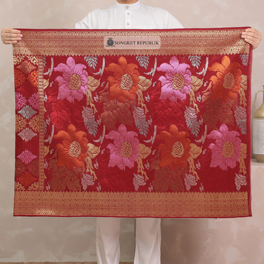 SAMPIN TENUN TANGAN HD PREMIUM - Maroon 1007