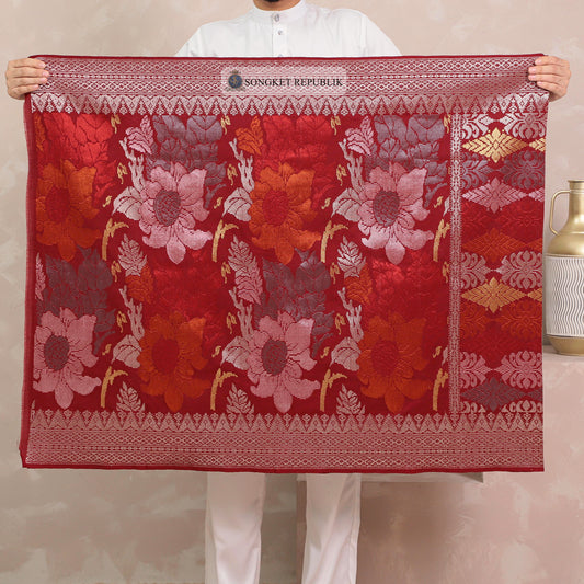 SAMPIN TENUN TANGAN HD PREMIUM - Maroon 1012