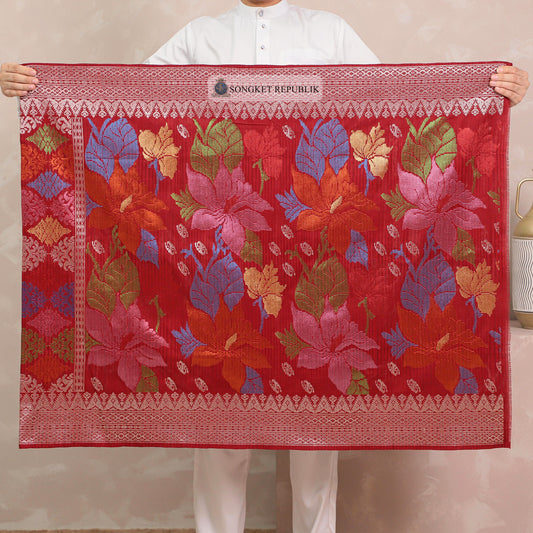 SAMPIN TENUN TANGAN HD PREMIUM - Maroon 1013