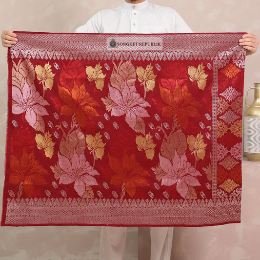 SAMPIN TENUN TANGAN HD PREMIUM - Maroon 1014