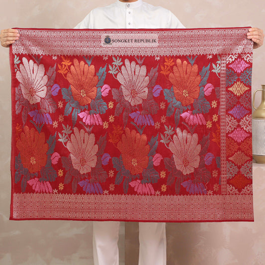 SAMPIN TENUN TANGAN HD PREMIUM - Maroon 1016