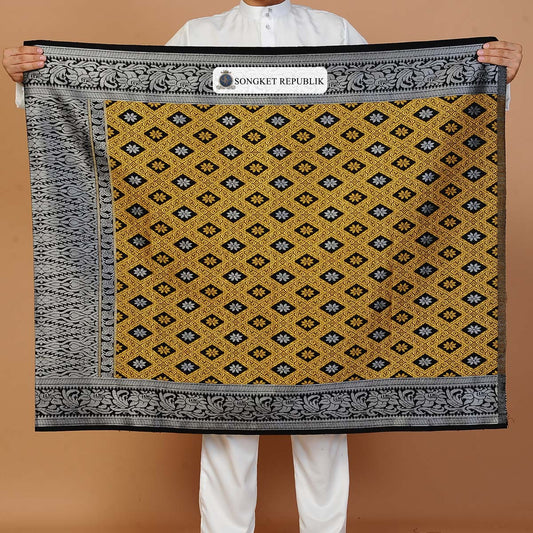 Sampin Bunga Tabur Klasik - Mustard Yellow