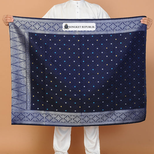 Sampin Diamond - Navy Blue Silver