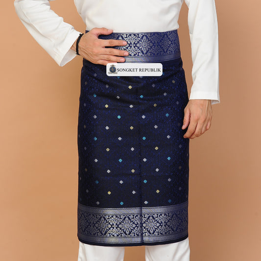 Sampin Diamond - Navy Blue Silver