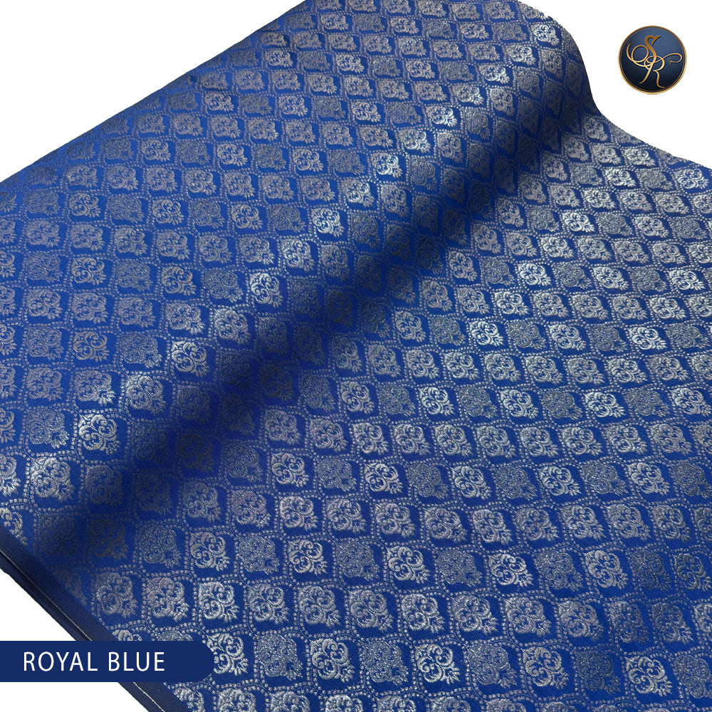 Brocade Royal Blue-1015