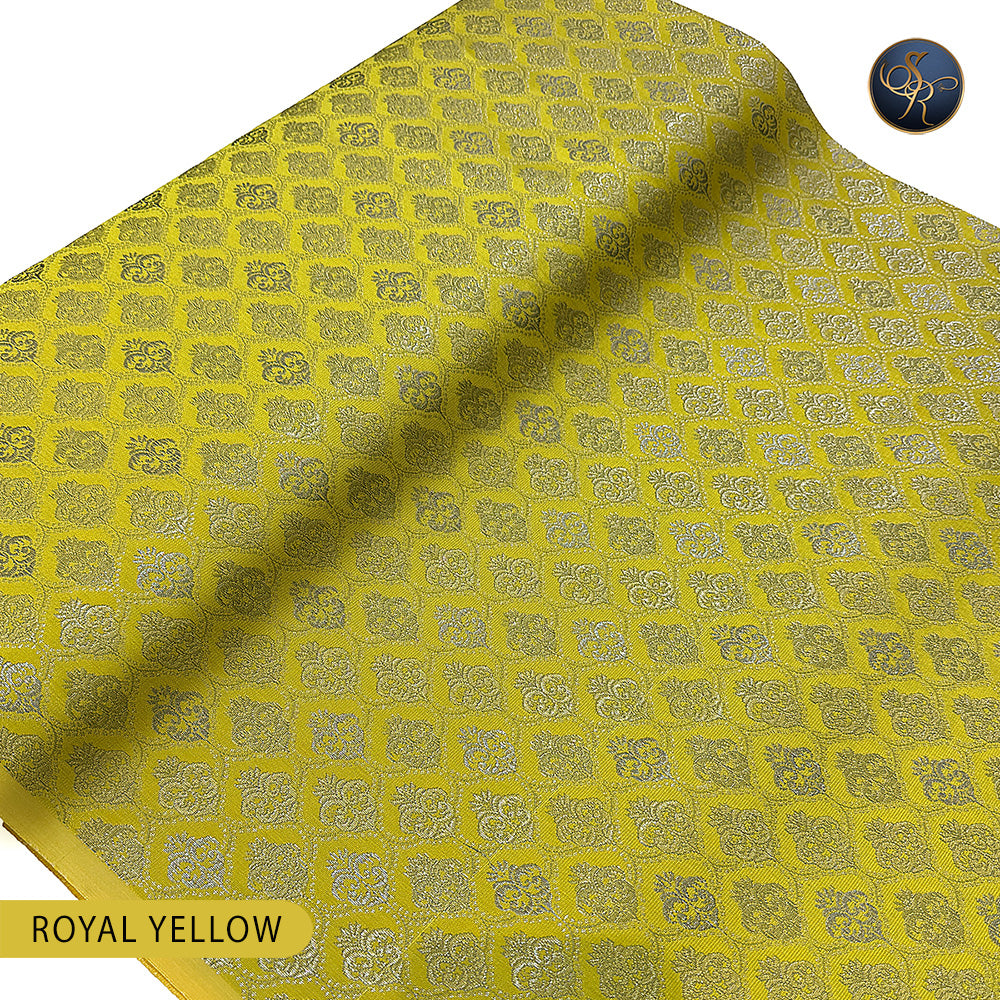 Brocade Royal Yellow-1002