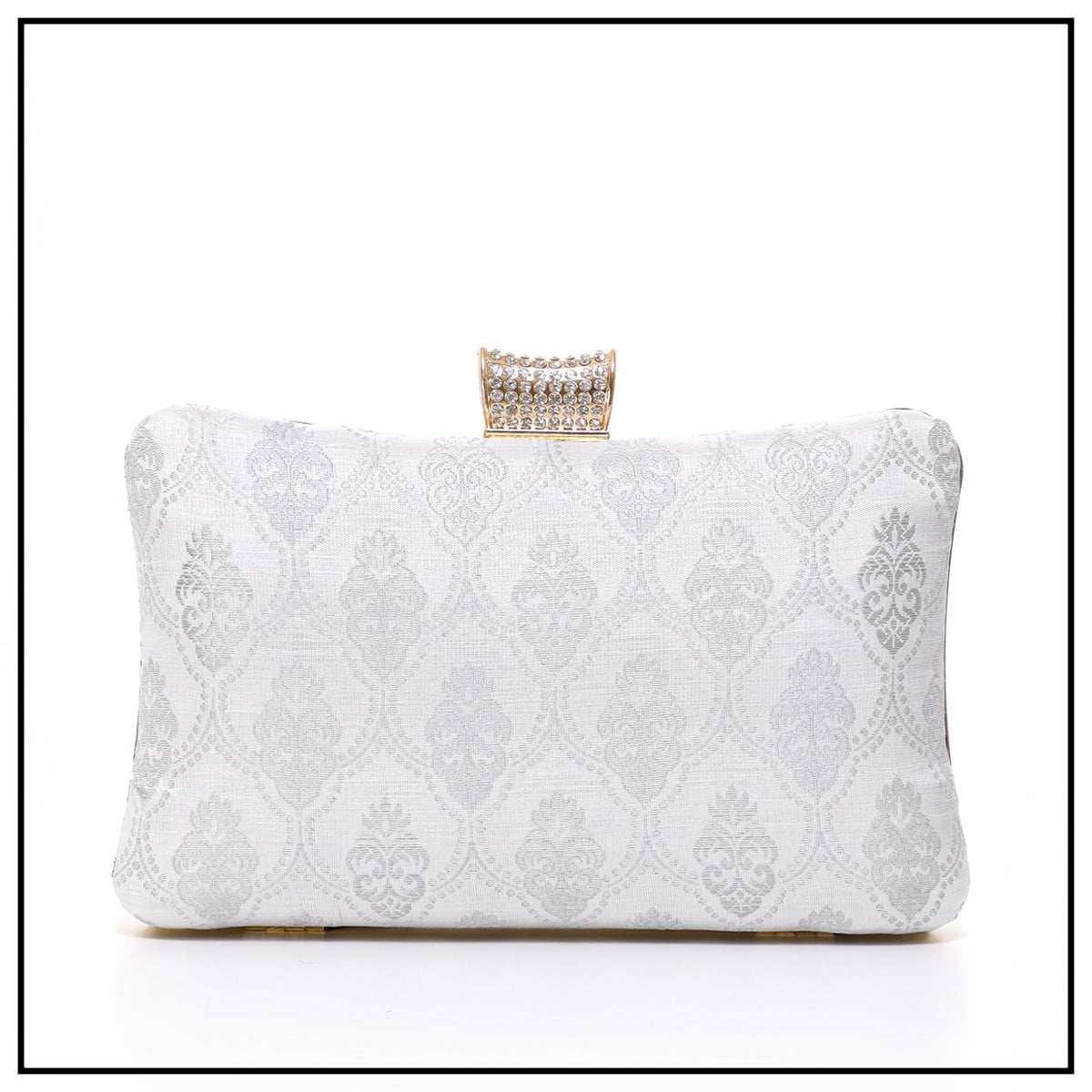 CLUTCH SONGKET HAND BAG - WHITE