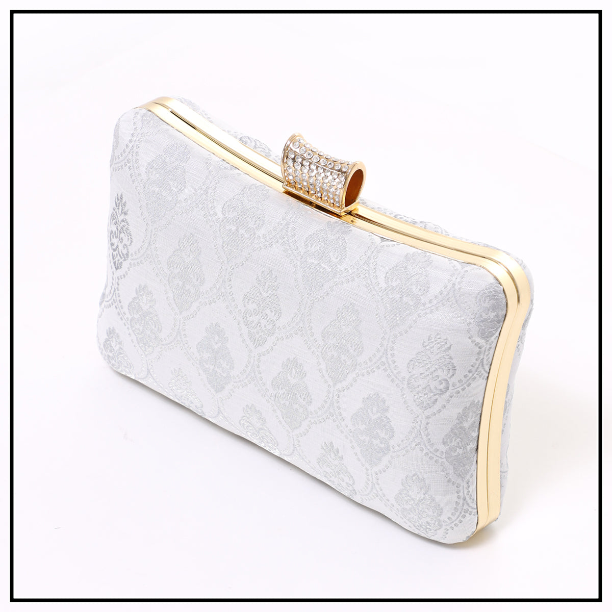 CLUTCH SONGKET HAND BAG - WHITE