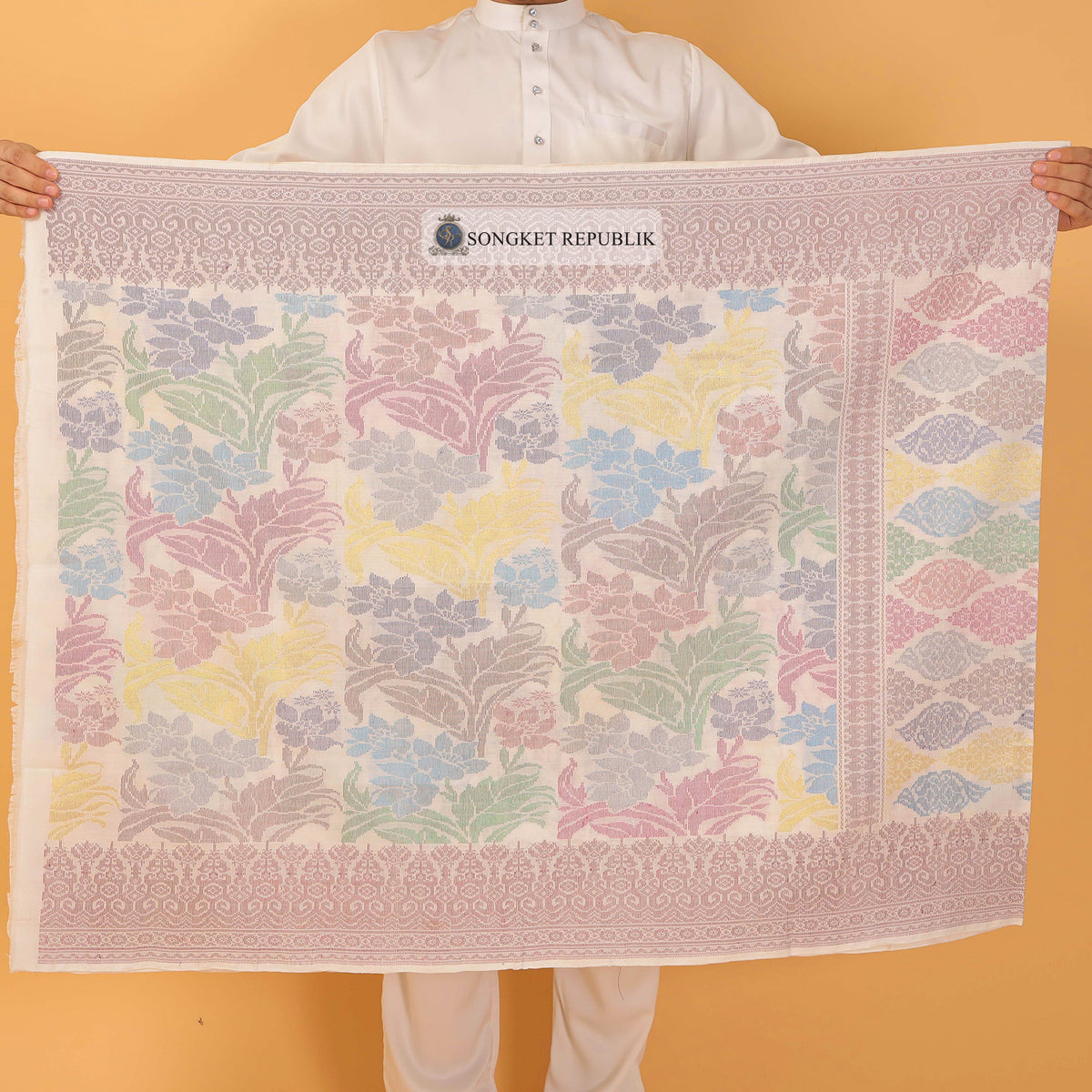 SAMPIN TAN SRI-WHITE PINK-163