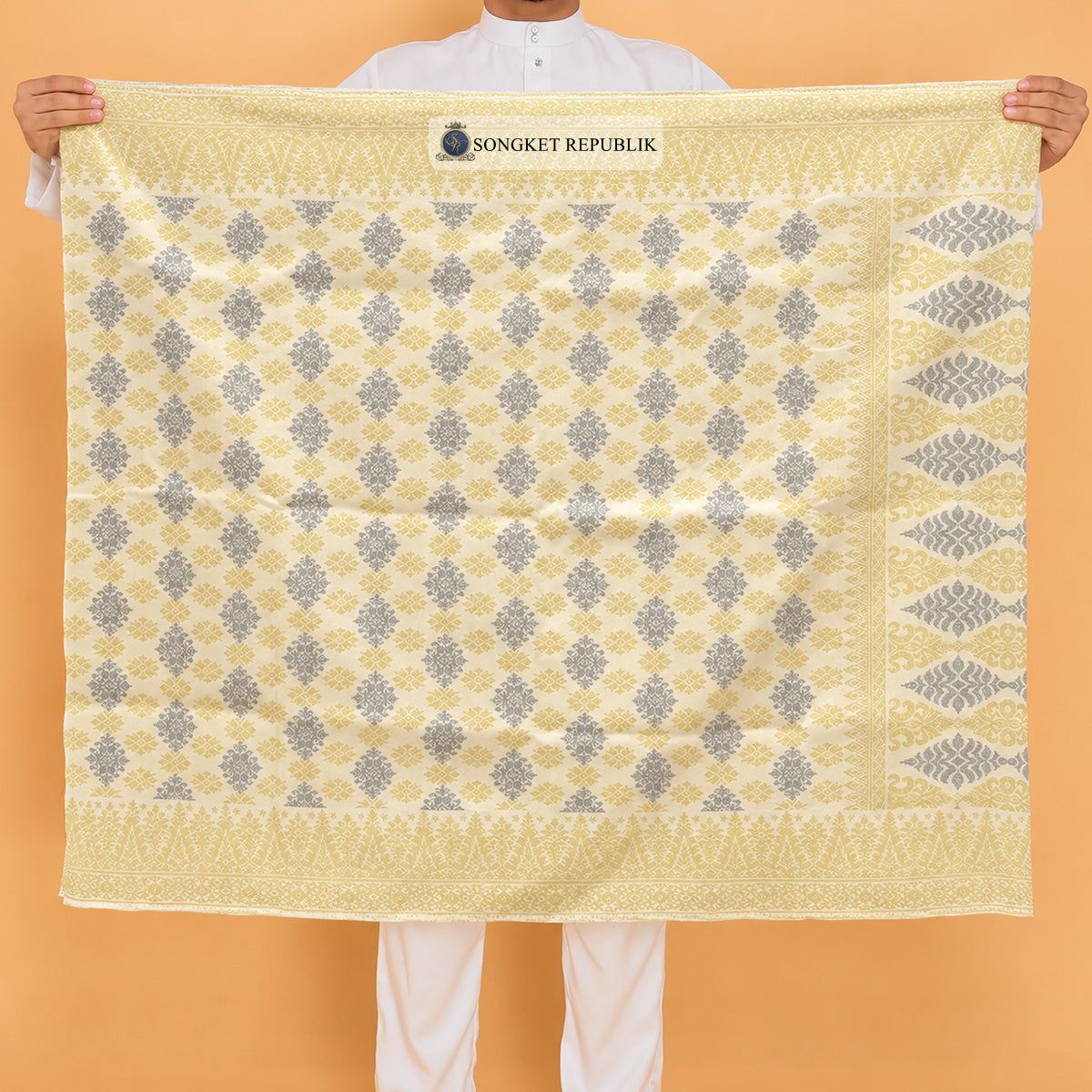 SAMPIN MENTERI White Grey-250