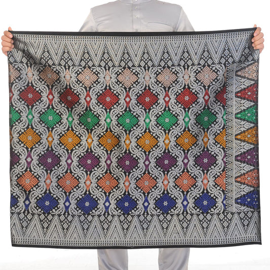 Songket Republik Sampin 3d Exclusive - Black Silver