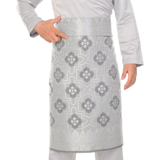 Songket Republik Sampin 3d Exclusive - Grey Black