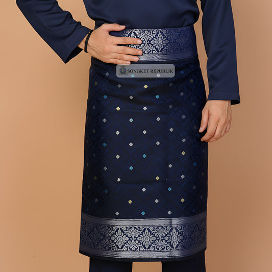 Diamond Navy Blue Silver-6015