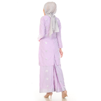 KURUNG MODEN AMEENA-LILAC SILVER