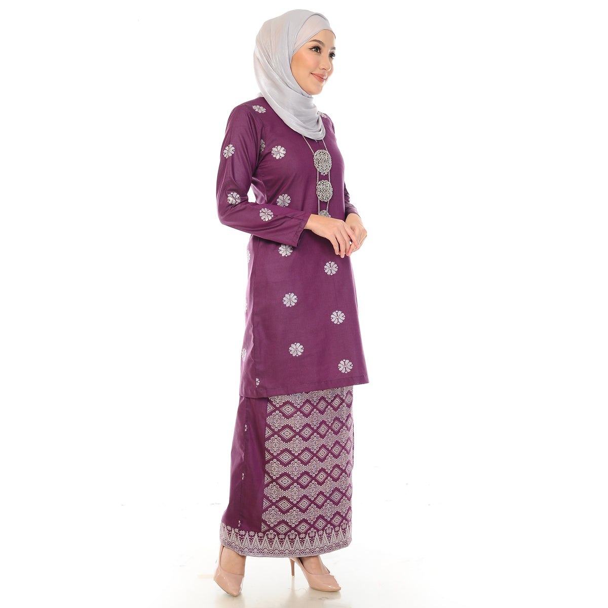 KURUNG MODEN AMEENA-MANGOSTEEN