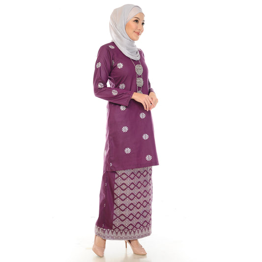 KURUNG MODEN AMEENA-MANGOSTEEN