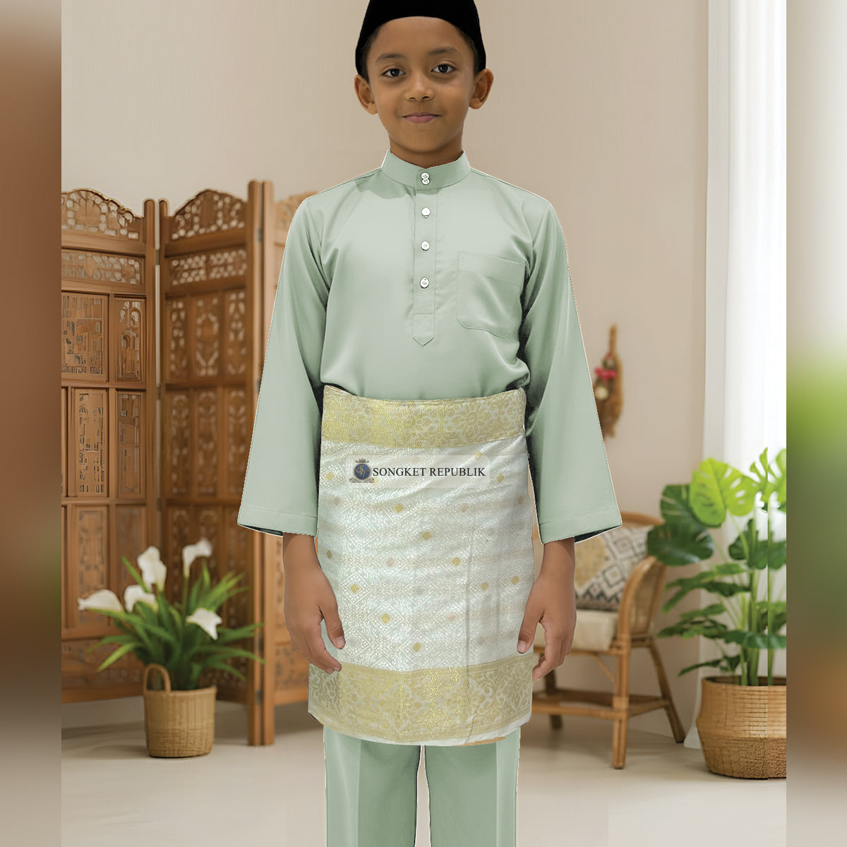 SAMPIN INSTANT KIDS APPLE GREEN-1017