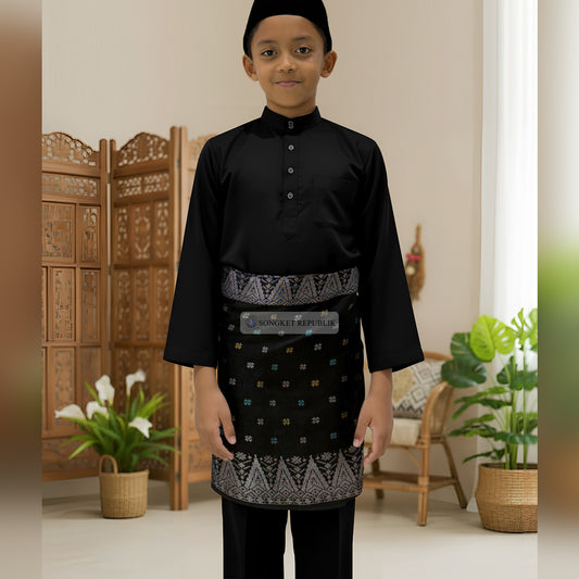 SAMPIN INSTANT KIDS BLACK SILVER-1008