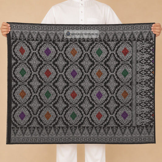 SAMPIN MENTERI BLACK SILVER