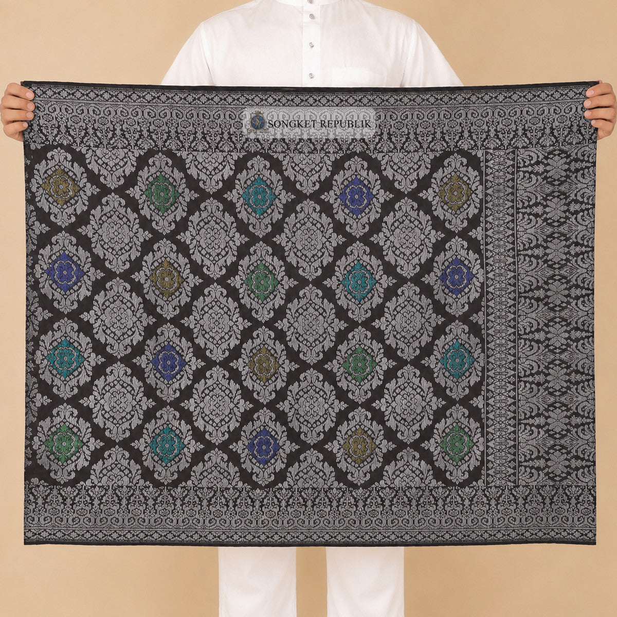 SAMPIN MENTERI BLACK SILVER