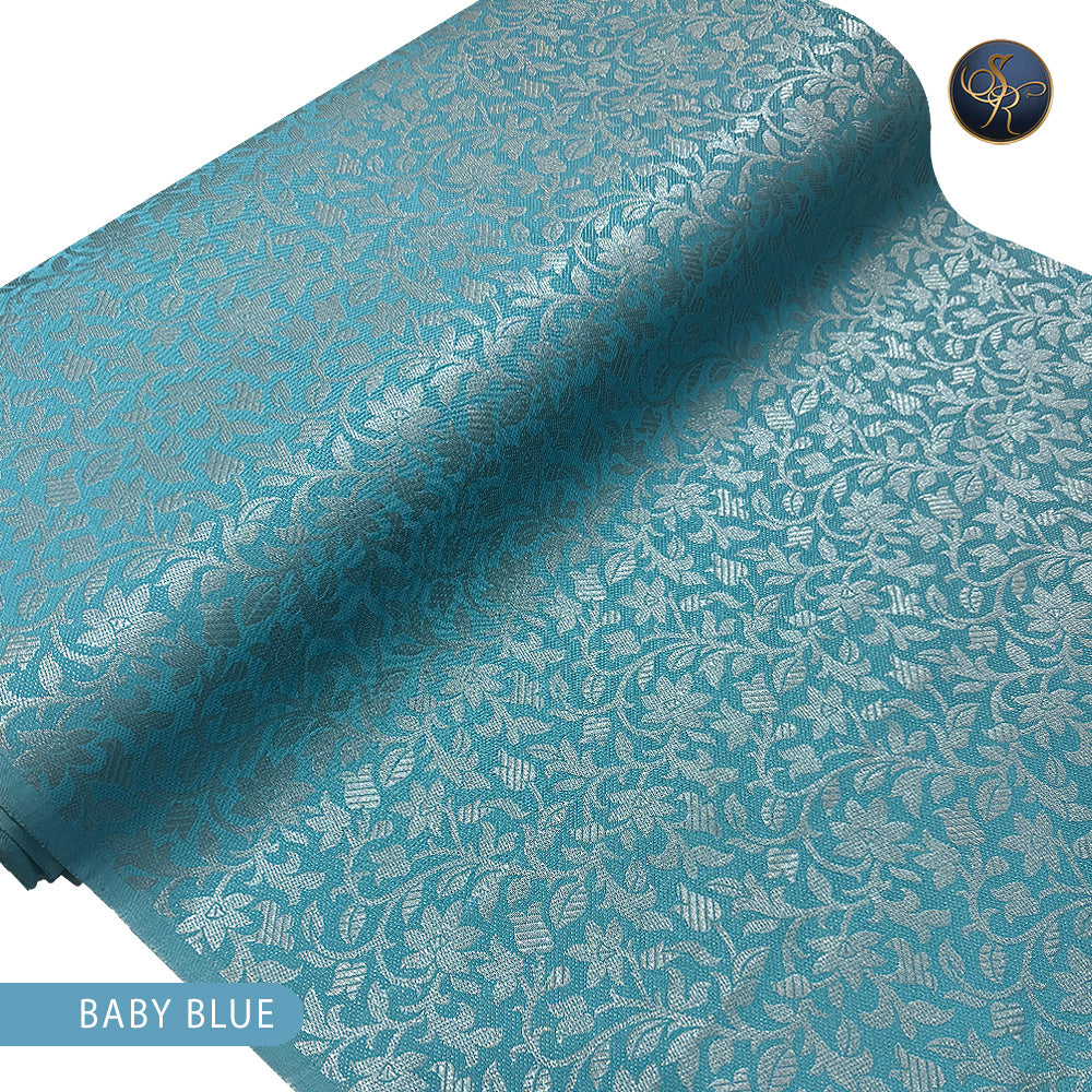 Brocade Baby Blue-1025