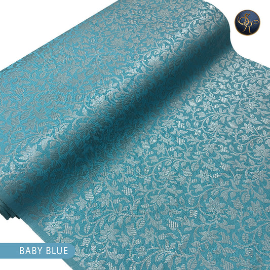 Brocade Baby Blue-1025