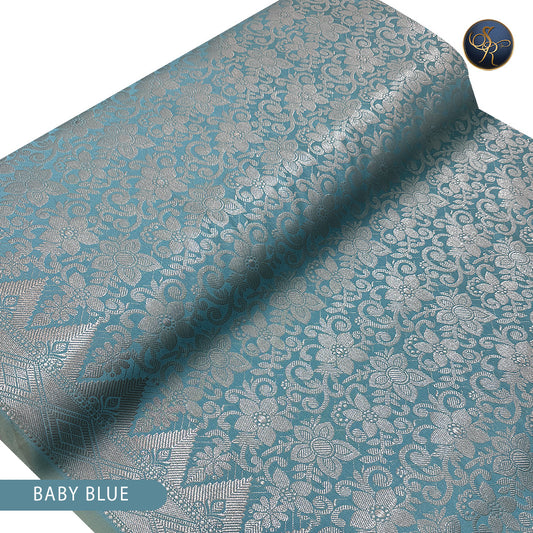 Brocade Baby Blue-1033