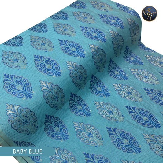 Brocade Baby Blue-1041
