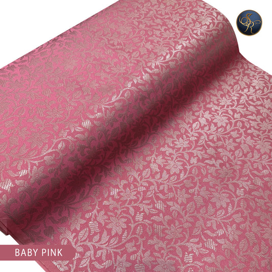 Brocade Baby Pink-1028
