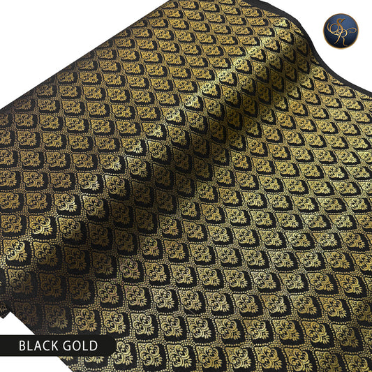 Brocade Black Gold-1010