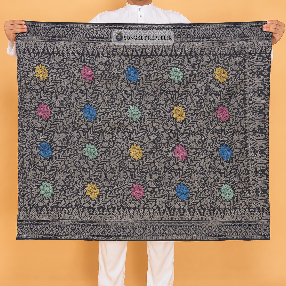 SAMPIN MENTERI Black Silver-234