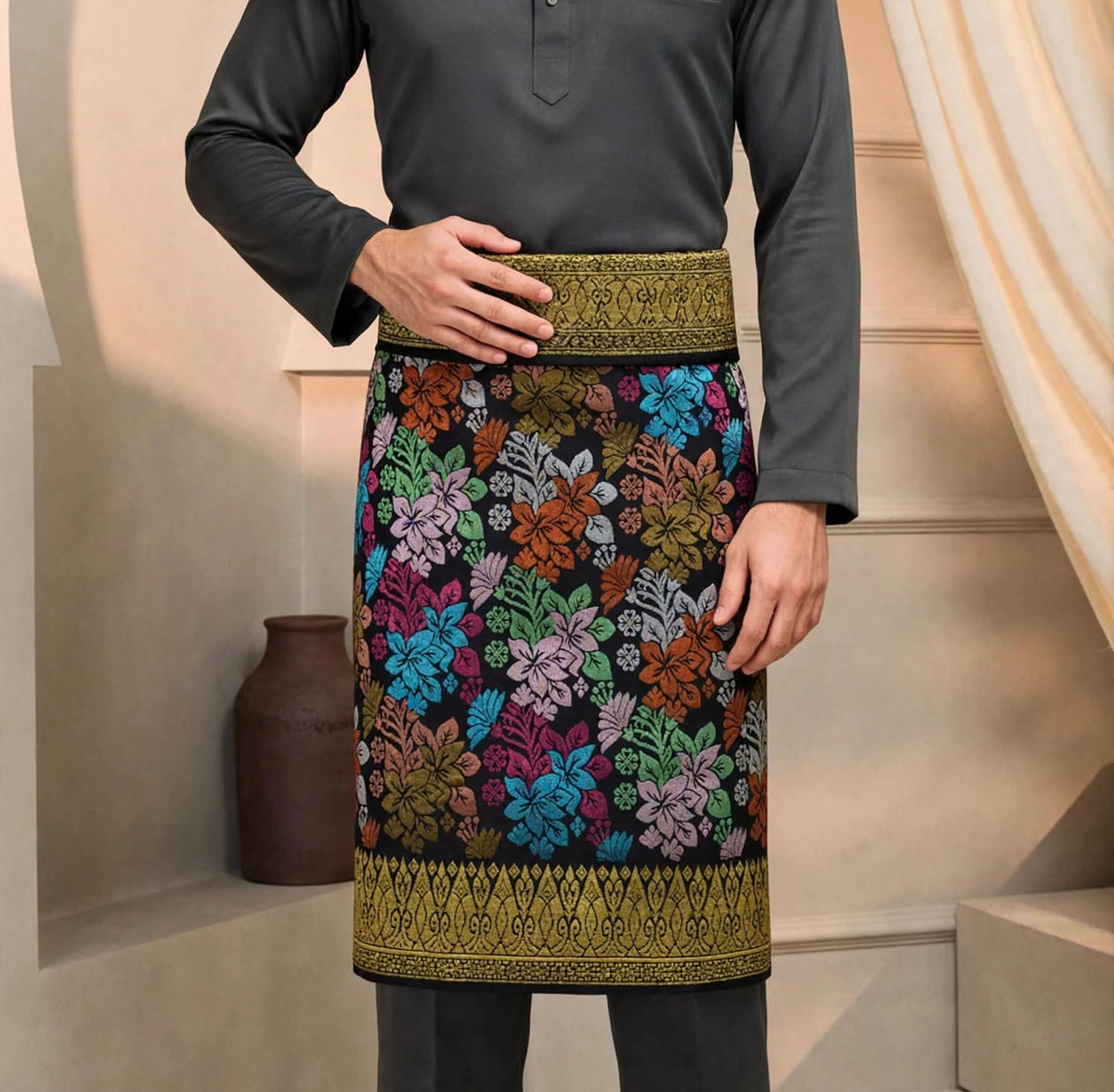 Sampin Tan Sri Black Gold-8013
